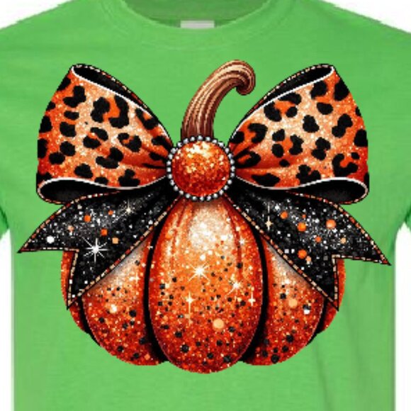 Graphic Image Other - Halloween- Orange and Black Pumpkin Graphic Tee